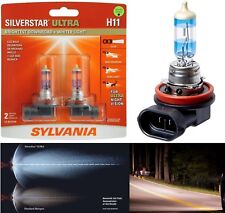OpenBox Sylvania SilverStar Ultra H11 55W Two Bulbs Headlight Low Beam Upgrade picture