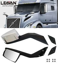 For 2004-2017 Volvo Vn Vnl Truck Mirror Mounting Plate Hood Mirrors Chrome LH&RH picture