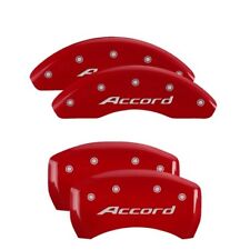 MGP Caliper Covers Set of 4 Red finish Silver Accord picture