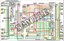 11 x 17 COLOR Wiring Diagram 1989 Corvette All Models 8 PAGES picture