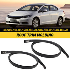 For 2012-2015 Honda Civic 2X Left & Right Side Roof Trim Molding Sealing Strip picture