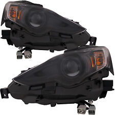 Headlights for Lexus 14-16 Sedan HID Passenger and Driver Side Black Housing picture