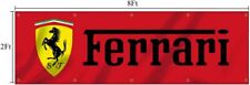 Ferrari Flag Banner 2x8 ft Italy Racing Car Manufacturer Red For Garage Wall US picture