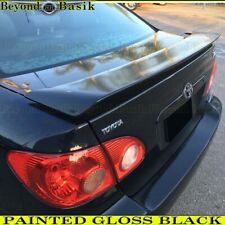For 2003 04 05 06 07 2008 Toyota Corolla GLOSS BLACK Factory Style Spoiler Wing picture
