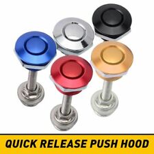 2-10pc Push Button Quick Release Hood Bonnet Pins Lock Clip Car Bumper Latch Kit picture