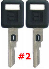 2 NEW GM Single Sided VATS Ignition Key #2 UNCUT V.A.T.S B62-P2  picture