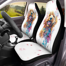 Golden Doodle Watercolor Car Seat Cover Dog Mom Dog Seat Cover Ca Dog Lover Gift picture