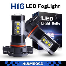2pcs 5202 H16 LED Fog Lamp Light for GMC Sierra 1500 2008-2015 6000K White Light picture