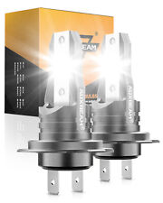 AUXBEAM H7 LED Headlight Bulb Kit High/Low Beam Super Bright 6500K White Fanless picture