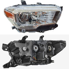 Left&Right Side Headlights Headlamp Projector For 2016-2019 Toyota Tacoma w/ LED picture