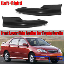 S Style Front Bumper Lip Spoiler Splitter Protector For Toyota Corolla 2003-2004 picture
