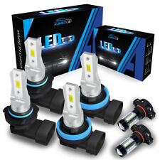 For Chevy Suburban 1500&2500 2007-2014 6000K LED Headlight Kit+Fog Light 6 Bulbs picture