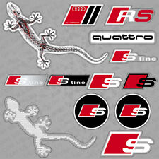 For Audi Sport S S-line Quattro Gecko Sticker Car Decal Stripes Logo Decoration  picture