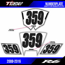 R6 Numberplates Raceplates 2008-2016 R6 Trackday Racing Number Plates CCS WERA picture