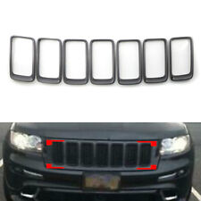 7x Front Bumper Center Mesh Grille Cover Trim For Jeep Grand Cherokee 2014-2016 picture