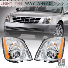For 2008-11 Cadillac DTS Headlight HID/Xenon Projector Chrome Housing Right+Left picture
