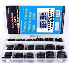 125pc Rubber Grommet Firewall Wire Gasket Solid Hole Plug Assortment Set picture