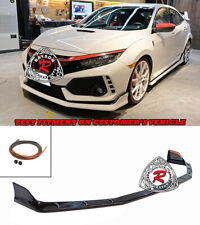 Fits 17-21 Honda Civic Type-R FK8 Only MU Style Front Bumper Lip (ABS) picture