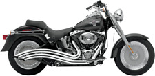 Speedster Exhaust System Cobra 6235 Swept Chrome For HD Softail Rocker FXCW  X4 picture