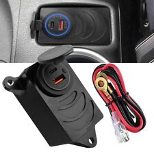 For Nissan 370z Cubby Insert Blank Button Phone Holder Charger w/ USB Port picture