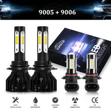 For Acura TL 2002 2003 4pcs 6000K White LED Headlight High/Low Beam +Fog Bulbs picture