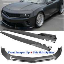 For Chevrolet Camaro SS Carbon Fiber Front Bumper Lip Spoiler Splitter Body Kits picture