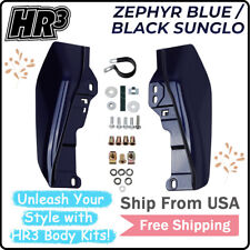 Mid Frame Deflectors Fit For Harley Road Glide 09-23 Zephyr Blue / Black Sunglo picture