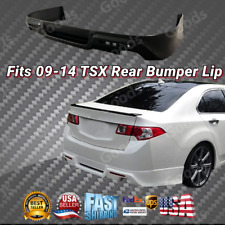 For Acura TSX 2009-14 Type-S Style PU Rear Bumper Lip Diffuser Spoiler Body Kit picture