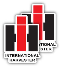 2X IH INTERNATIONAL HARVESTER WORDS STICKER 3M US TRUCK WINDOW CAR TRACTOR DECAL picture