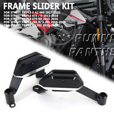 Engine Frame Slider Kit Falling Protector Cover FOR Street Triple 765S 765R/RS picture
