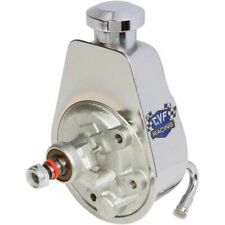Saginaw Power Steering Pump Chrome Keyway Style Chevy Ford GM Chrysler P Series picture