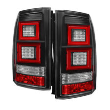 Fit Land Rover 10-14 LR4 14 Discovery Black LED Tail Lights Brake Lamps Set picture
