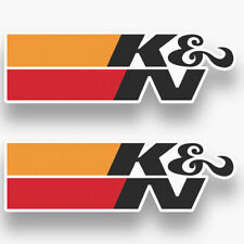 2X K&N FILTERS AIR DECAL STICKER US MADE TRUCK VEHICLE RACING INTAKE CAR WINDOW picture