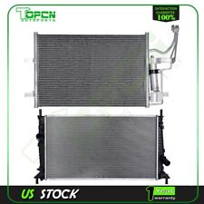 Fits 2004-2009 Mazda 3 Replacement Radiator & Condenser Assembly picture