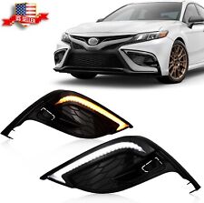 For Toyota Camry SE XSE 2021+ LED DRL Fog Lamp Daytime Running Light Turn Signal picture