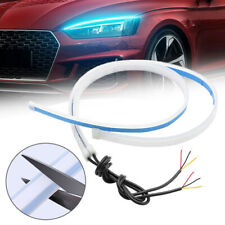 2PCS Ultra Thin Car Soft Tube LED Strip Daytime Running Light Turn Signal Lamps picture