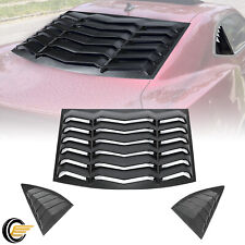 Rear & Side Window louvers Sun Shade Cover for Chevy Camaro 10-15 GT Lambo Style picture