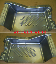 USA MADE 70-74 CHALLENGER REAR FLOOR PANS PAIR LH + RH FOOTWELL picture