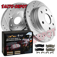 305mm Front Disc Rotors + Brake Pads for Chevy Silverado 1500 GMC Sierra Yukon picture