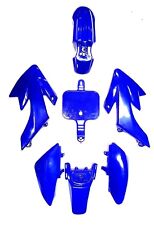 PLASTIC DIRT PIT BIKE BODY KIT FENDER FOR HONDA XR50 CRF50 125 SSR SDG BLUE picture
