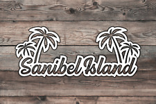 Sanibel Island Florida Decal Sticker Vinyl Graphics - 7.5 x 3 inch picture