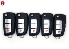 OEM Lot of 5 Nissan Rogue Keyless Entry Remote Fob Flip Key Cut Used CWTWB1G767 picture