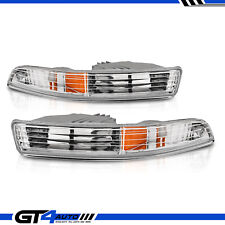 For 1994-1997 1995 1996 Acura Integra Amber Parking Signal Lights Bumper Lamps picture