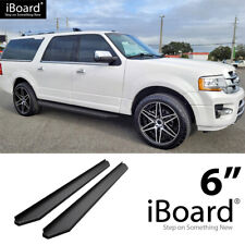 iBoard Black Running Boards Style Fit 07-17 Ford Expedition EL picture
