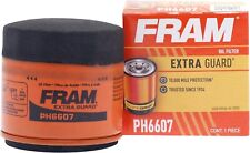 FRAM Extra Guard PH6607, 10K Mile Change Interval Spin-On Oil Filter, black picture