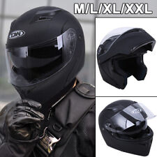 DOT Flip up Modular Full Face Motorcycle Helmet Dual Visor Motocross M L XL XXL picture