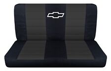 Truck seat covers fits 1961-1987 Chevy C/K 10-20 Front Bench with design picture