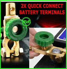 2 Car Battery Terminals Quick Disconnect Boat Top Post Off Master Kill Switch   picture