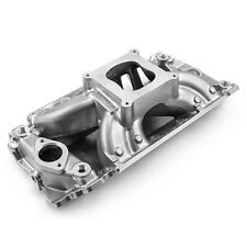 Chevy BBC 454 Rect Port HiRise Intake Manifold [Polished] picture
