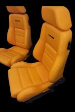 Classic Recaro Front Seats covered In Nappa Leather For Benz, BMW or Porsche picture